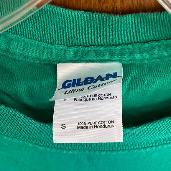 Gildan St. Patrick’s Day KU Jayhawk Unisex Shirt Size Small. - Picture 3 of 4